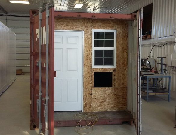 Affordable Hunting Cabin  Custom Shipping Container in Central IL
