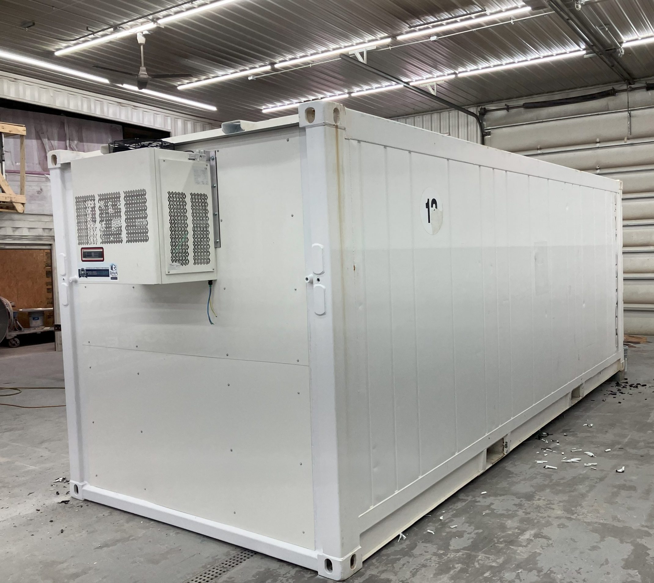 Newly refurbished Refrigerated Containers in New Hampshire, ready to be sold and rented by USA-Containers