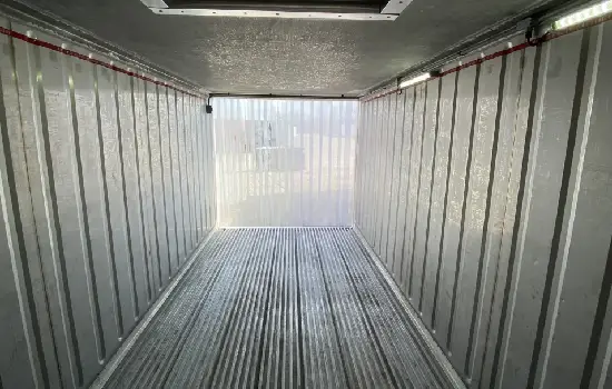 The inside of used Refrigerated Containers in Vermont sold and rented by USA-Containers