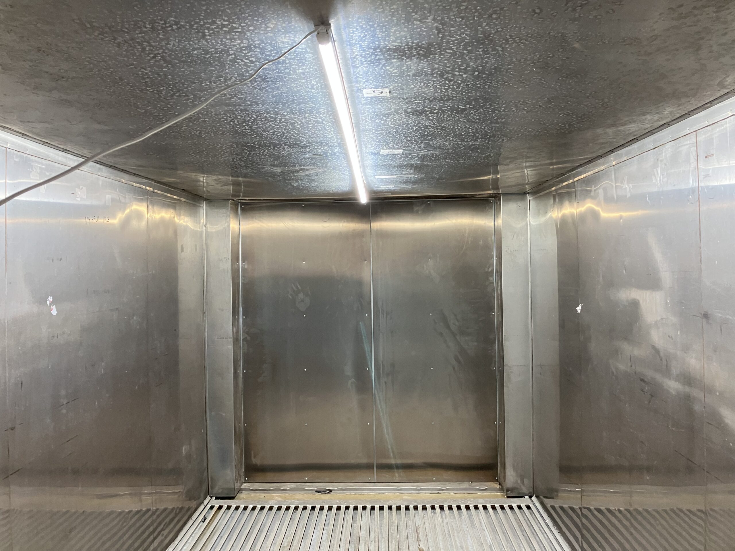 The interior of a refrigerated container in Connecticut